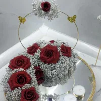 تزئین سینی حنا،گیفت، خنچه، پول آرایی