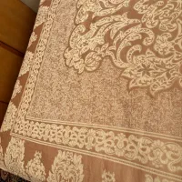 تخت دونفره همراه با روتختی کاملا نو|تخت و سرویس خواب|قائمشهر, |دیوار