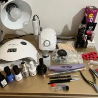 لوازم کاشت ناخن کامل