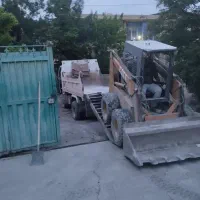 حمل نخاله خاکبرداری مصالح نیسان خاوربابکت