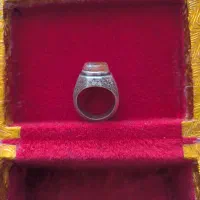 انگشتر نقره قلم زنی