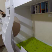 تخت دو‌طبقه شرکتی،MDF|تخت و سرویس خواب|همدان, |دیوار