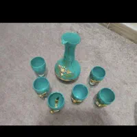 دکور فیروزه ای گل رز|صنایع دستی و سایر لوازم تزئینی|کرج, حسین‌آباد|دیوار