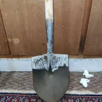بیل نو تمام استیل با دسته چوبی بلند