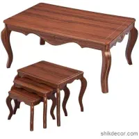 مبل چستر فرانسوی ۷نفره به همراه میز و گل میز|مبلمان خانگی و میز عسلی|دوگنبدان, |دیوار