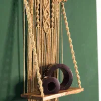 مکرومه بافی ورافیا