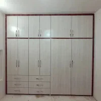 کمد دیواری ملامینه و mdf  طراحی و تولید