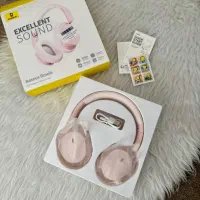 هدفون بلوتوثی باسئوس مدل bowie d05 رنگ صورتی