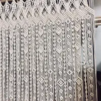 اکسسوری مکرومه پرده|صنایع دستی و سایر لوازم تزئینی|ایزدشهر, |دیوار