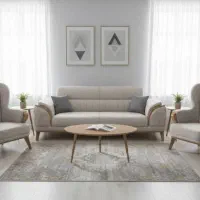 مبل کویین فرانسوی مدل صمین.