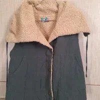 کاپشن جلیقه ای . داخلش خز تدی