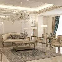 مبل سلطنتی/فرانسوی/افسون|مبلمان خانگی و میز عسلی|سلماس, |دیوار