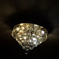 لوستر کریستالی LED دار|لوستر و چراغ آویز|مشهد, میعاد (شهرک غرب)|دیوار