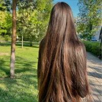 موی طبیعی بدون رنگ