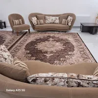 مبل ۸نفره میزوسط وعسلی ۴عدد۲عددفرش ۹متری وقالیچه