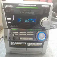 تلویزیون و سیستم صوتی سامسونگ قدیمی،سالم و تمیز