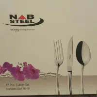 ست قاشق و چنگال استیل