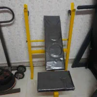 میز بالا سینه چند کاره همراه با میله ی هالتر...