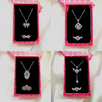 گردنبند و انگشتر فانتزی ست دارای مدل های مختلف