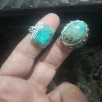 انگشتر فیروزه اصل نیشاپور قدمت بالای ۷۰ سال