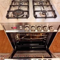 اجاق گازایتالیایی4شعله- فردار- مارک آپکس|اجاق گاز و لوازم برقی پختوپز|کاشان, شهرک خاتم الانبیا (مسکن ملی کاشان)|دیوار