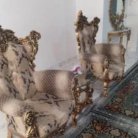 مبل سلطنتی چوب|مبلمان خانگی و میز عسلی|سهند, |دیوار