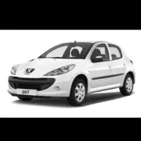 ماشین 207 سفید صفر تحویل دوشنبه