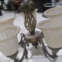 لوسترپنج شاخه|لوستر و چراغ آویز|مشکیندشت, |دیوار