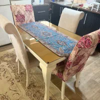 میز ناهار خوری ۴ نفره|میز و صندلی غذاخوری|سرخرود, |دیوار