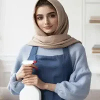 خانم جوان وخوش برخورد برای امورات خانه