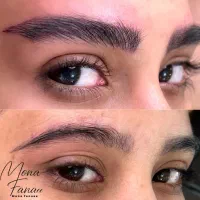 فیبروز ابرو به سبک کاشت/بن مژه/خط لب فقط ۵۰۰ تومان