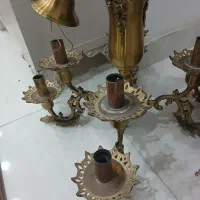 لوستر برنجی|لوستر و چراغ آویز|تهران, خزانه|دیوار