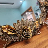 آینه و شمعدان نقره ۹۲۵ دست ساز برند طلاسازان|کلکسیون اشیاء عتیقه|تهران, شهرک امید|دیوار