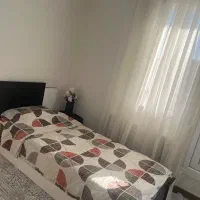 تخت خواب تک نفره در حد نو با تشک رویال