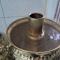 سماور برنجی اعلا اصفهان کار دست طرح هخامنش|سماور، چایساز، قهوهساز|رشت, هلال احمر|دیوار