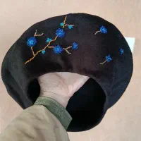 کلاه فرانسوی گلدوزی شده