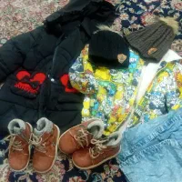 کاپشن دخترانه درحد نو 200هزار