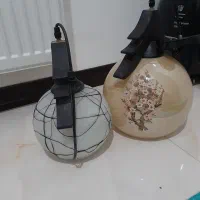 دوعدد لوستر سالم حبابی