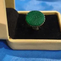 انگشتر عقیق سبز(خراسانی)|جواهرات|یزد, |دیوار