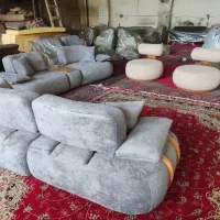 ست هشت نفره مبل مانلی با قابلیت مکانیزه و تخت شو|مبلمان خانگی و میز عسلی|تهران, علی‌آباد|دیوار