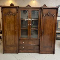 کمد سه تیکه و بوفه چوبی قدیمی