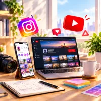 راه‌اندازی حرفه‌ای اینستاگرام و یوتیوب از صفرتا۱۰۰