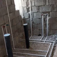 تخریب.لوله کشی آب.منبع.پمپ.ابگرمکن