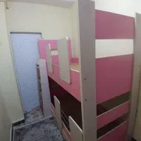 تختخواب دو طبقه ام دی اف سفارشی ساخت