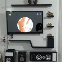 میزتلویزیون با دکوری هاش فروشی