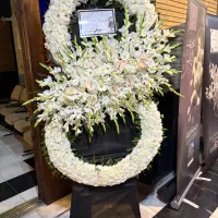 تاج گل فانتزی درباری ختم ترحیم|گل و گیاه طبیعی|تهران, شهرک محلاتی|دیوار