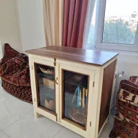 ویترین، کنسول چوبی قدیمی عتیقه آنتیک باز سازی شده|بوفه، ویترین، کنسول|تهران, جنتآباد جنوبی|دیوار