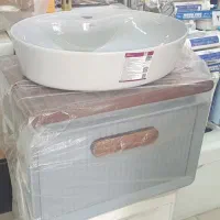 روشویی کابینتی دو رنگ|لوازم سرویس بهداشتی|همدان, |دیوار