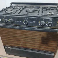 اجاق گاز طرح فر پنج شعله