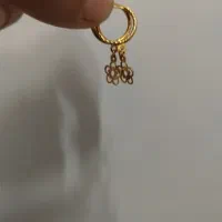 گوشواره طلا وزن 1.110بالای تابلو با 4درصد|جواهرات|بیرجند, |دیوار